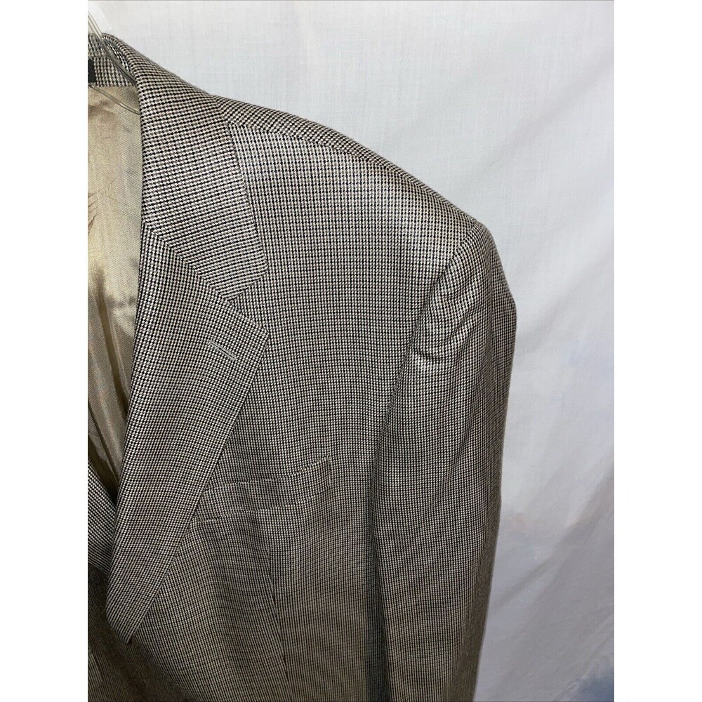 Ralph Ralph Lauren Men’s Dress Blazer Size 44L Gold Business Formal City - Picture 4 of 12